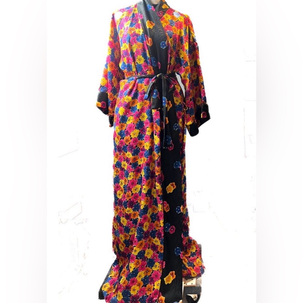 Christian Dior beachy sexy floral robe used once only authentic - Picture 10 of 10